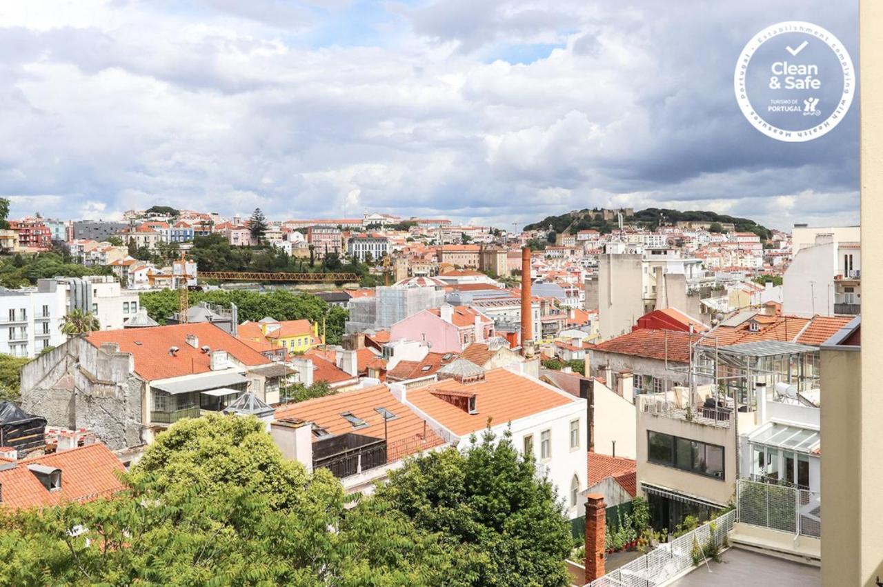 Sunny Flat City View By Homing Lisboa Exterior foto